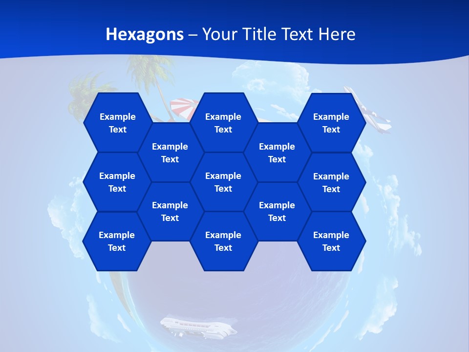 Liner City Landscape PowerPoint Template