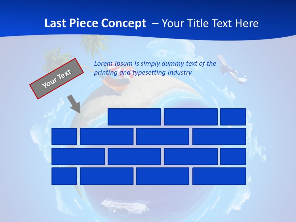 Liner City Landscape PowerPoint Template