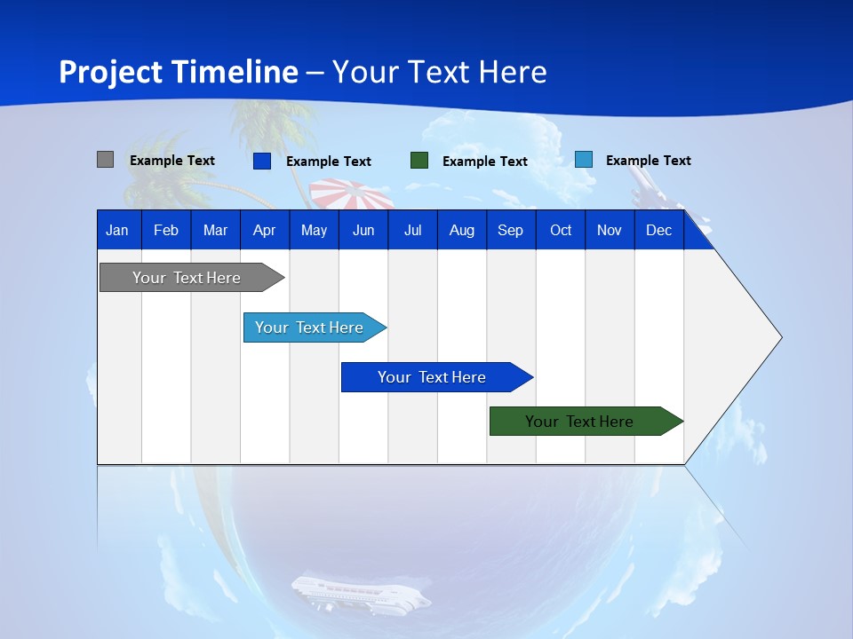 Liner City Landscape PowerPoint Template