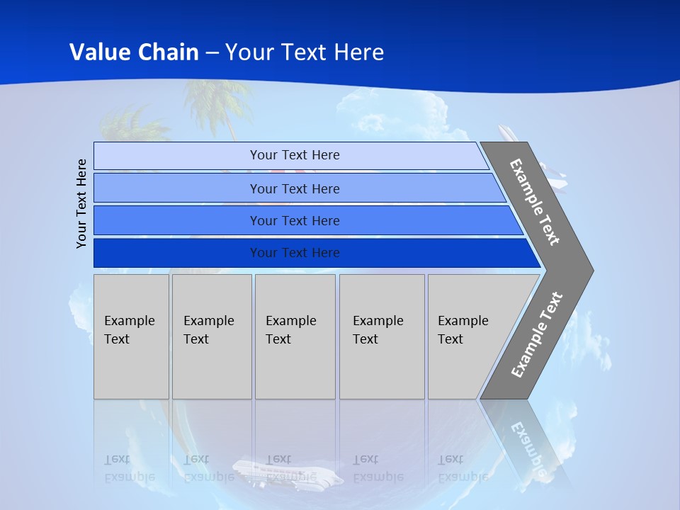 Liner City Landscape PowerPoint Template