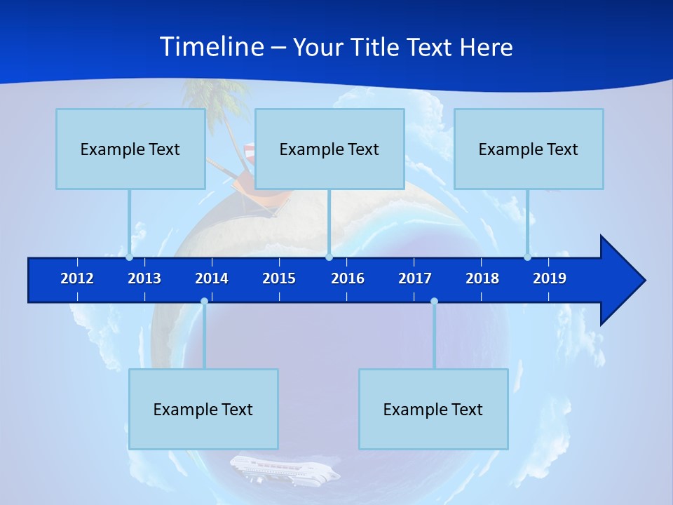 Liner City Landscape PowerPoint Template