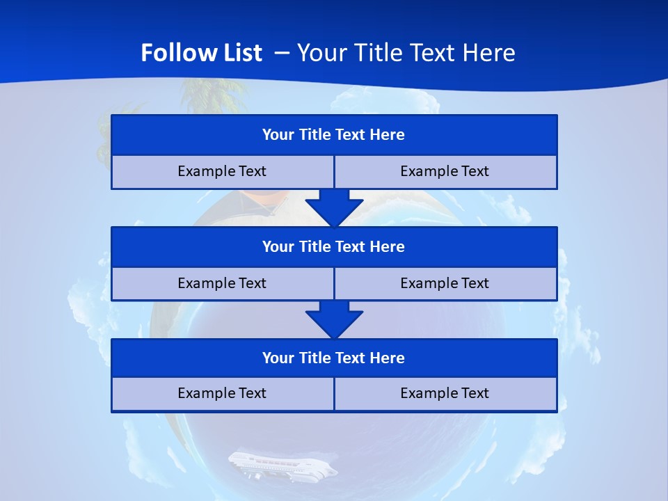 Liner City Landscape PowerPoint Template