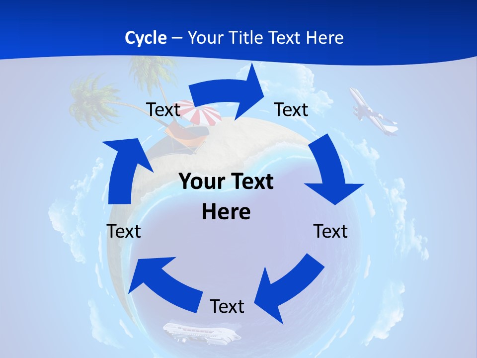 Liner City Landscape PowerPoint Template