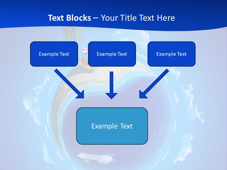 Liner City Landscape PowerPoint Template