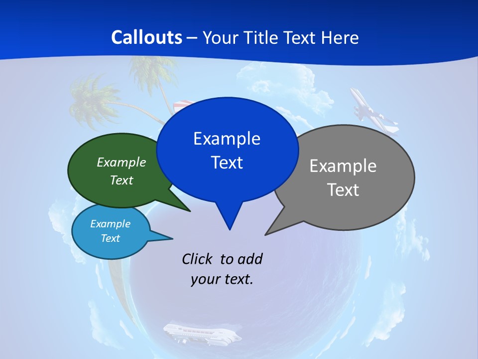 Liner City Landscape PowerPoint Template