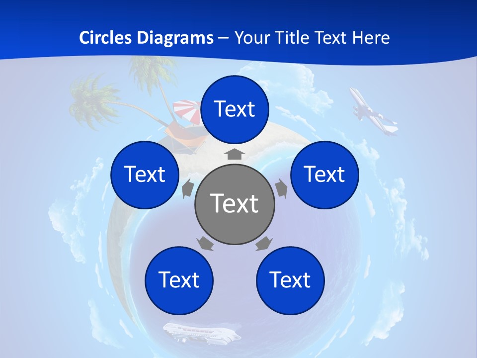 Liner City Landscape PowerPoint Template