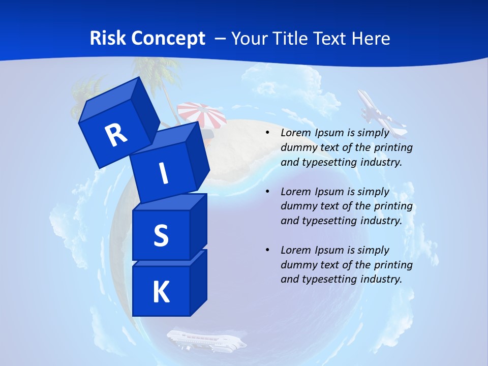 Liner City Landscape PowerPoint Template