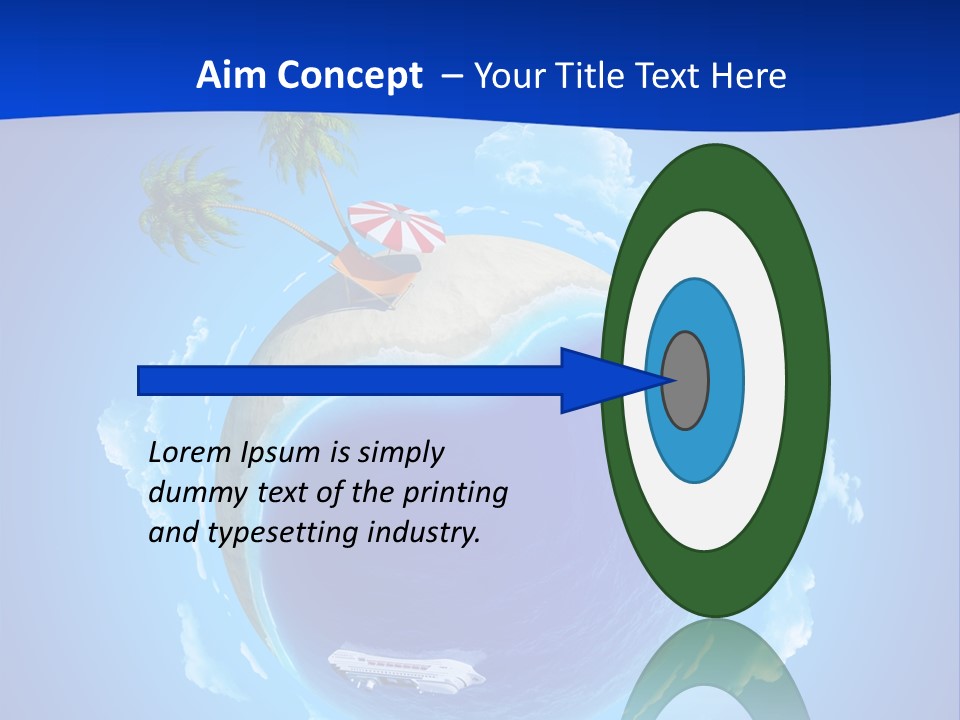Liner City Landscape PowerPoint Template