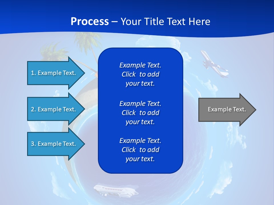 Liner City Landscape PowerPoint Template