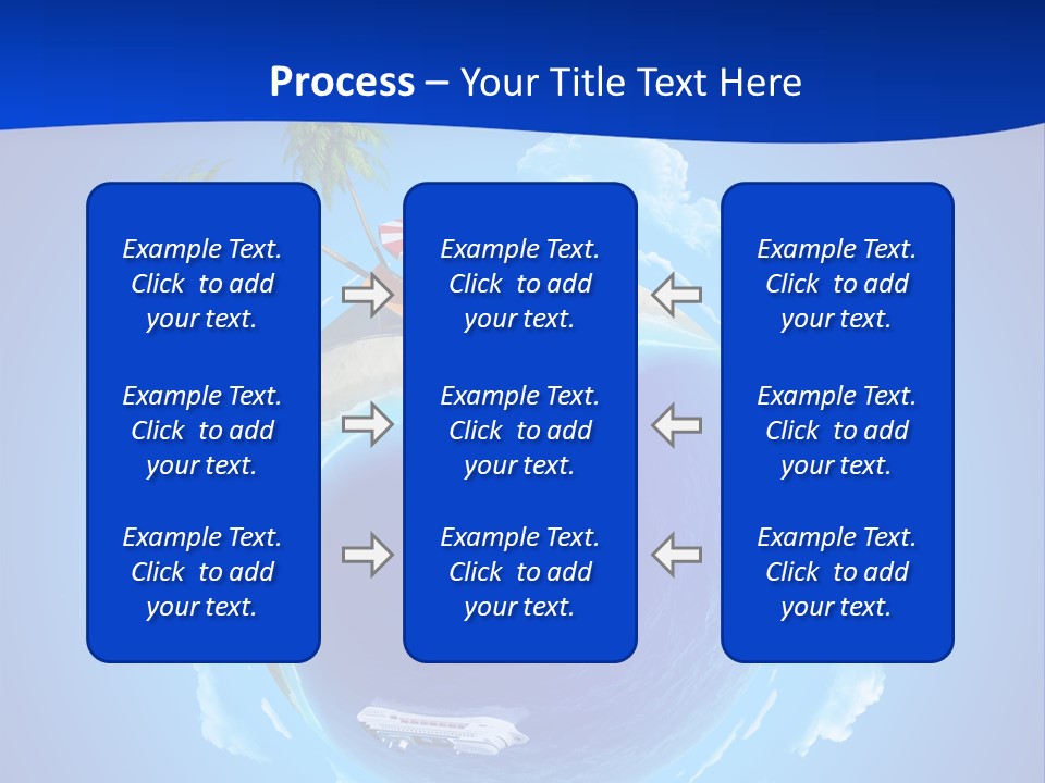 Liner City Landscape PowerPoint Template