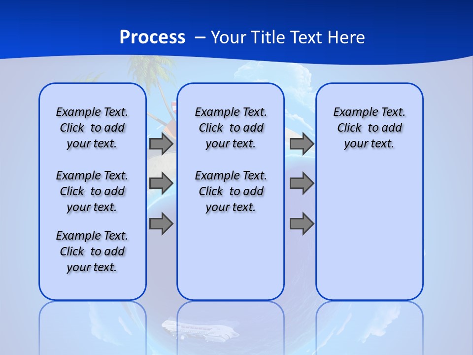 Liner City Landscape PowerPoint Template
