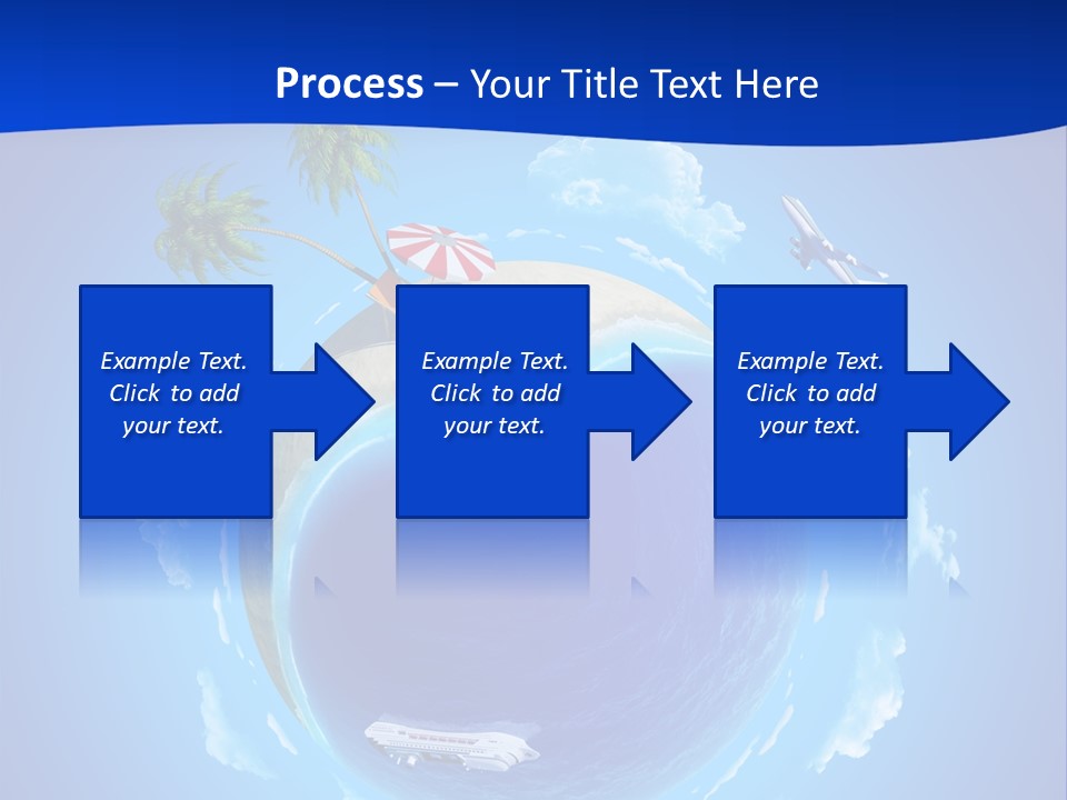 Liner City Landscape PowerPoint Template