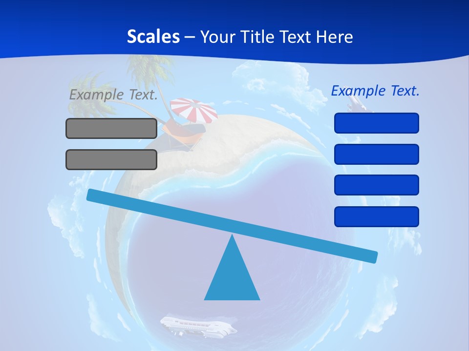 Liner City Landscape PowerPoint Template