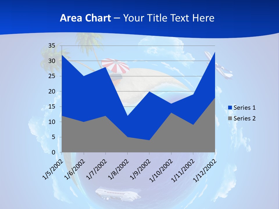 Liner City Landscape PowerPoint Template