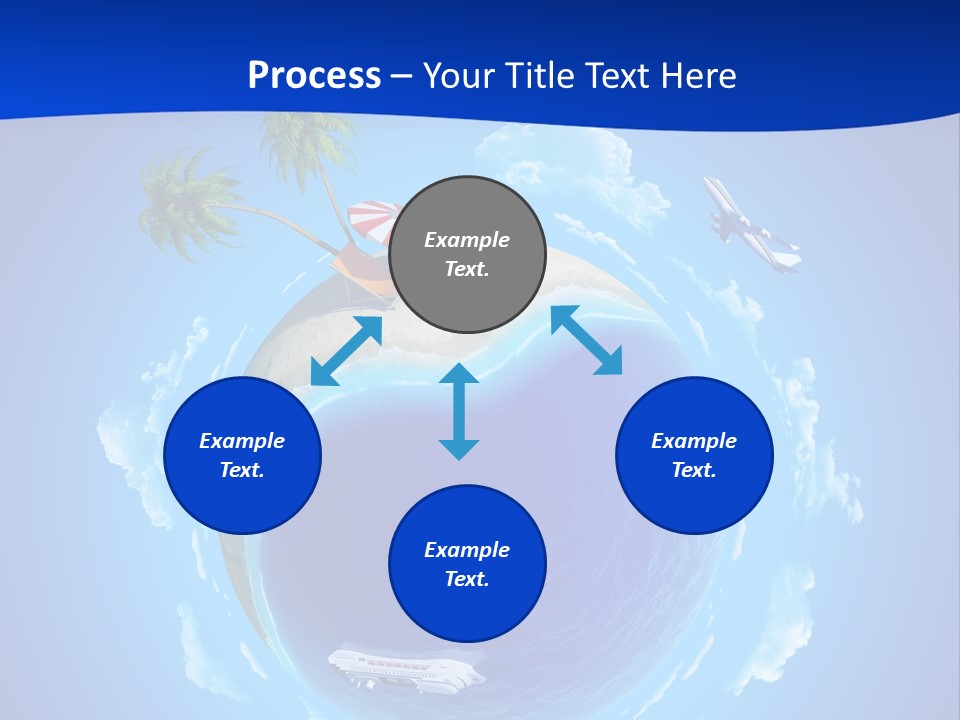 Liner City Landscape PowerPoint Template