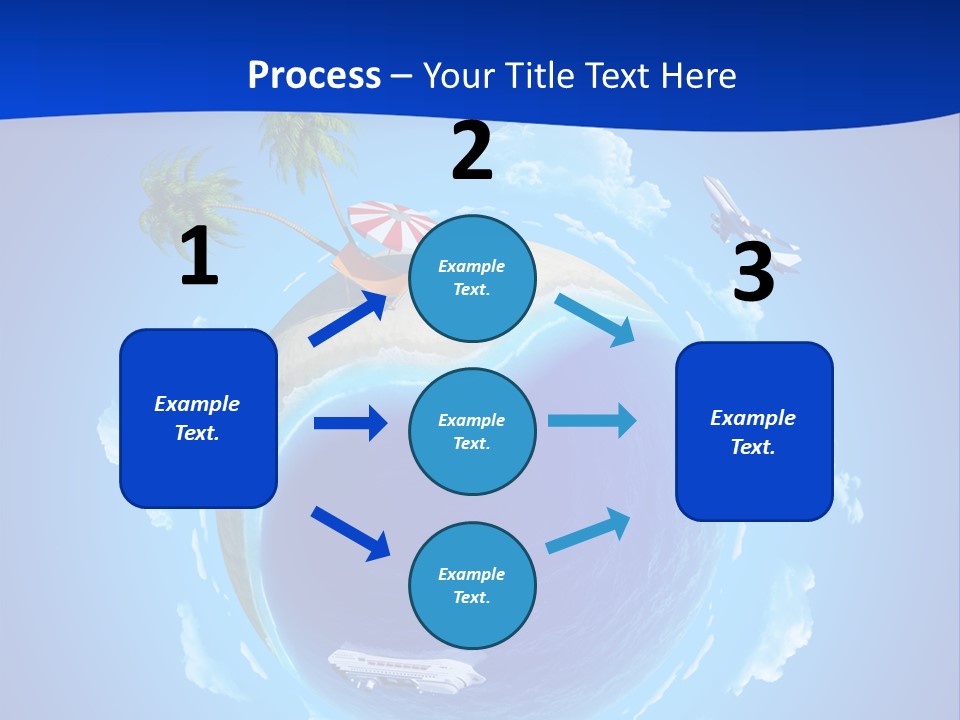 Liner City Landscape PowerPoint Template