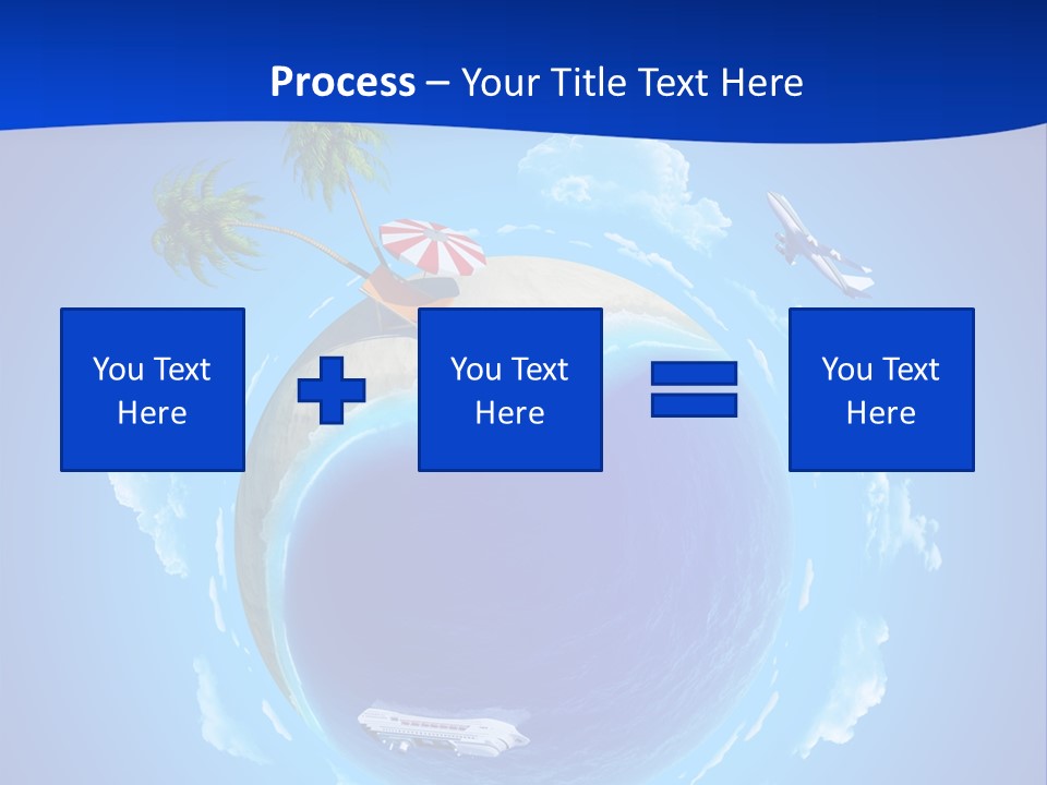 Liner City Landscape PowerPoint Template