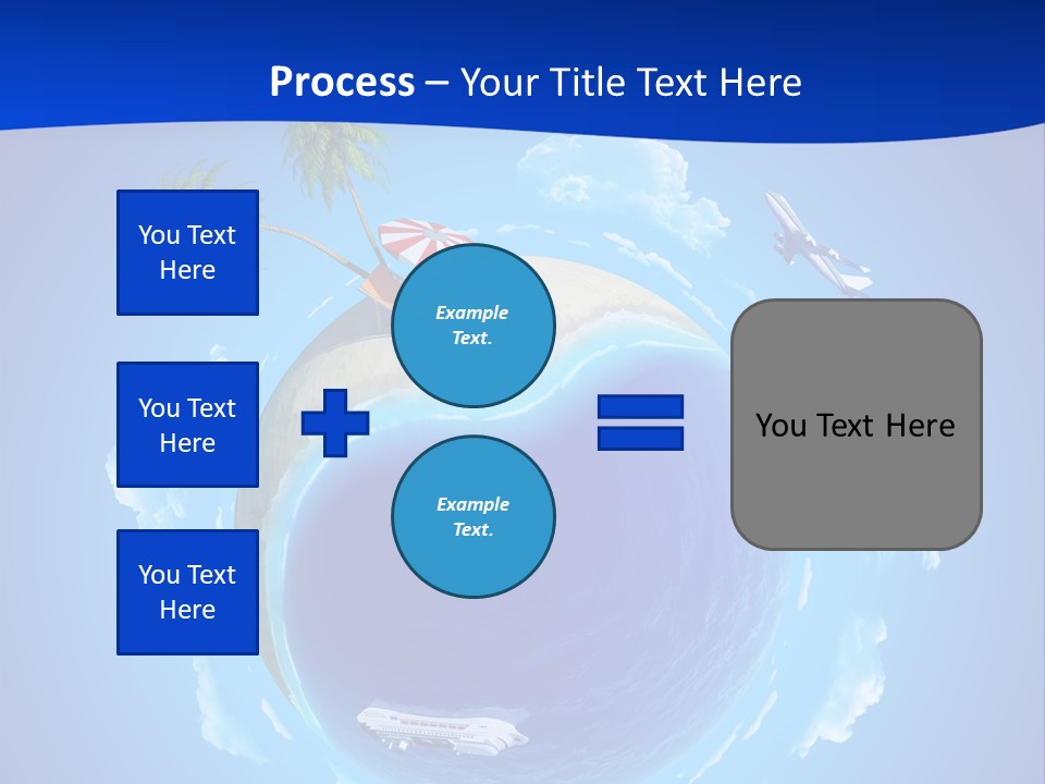 Liner City Landscape PowerPoint Template
