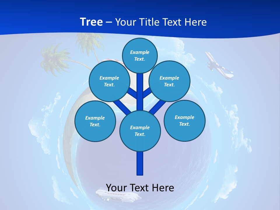 Liner City Landscape PowerPoint Template