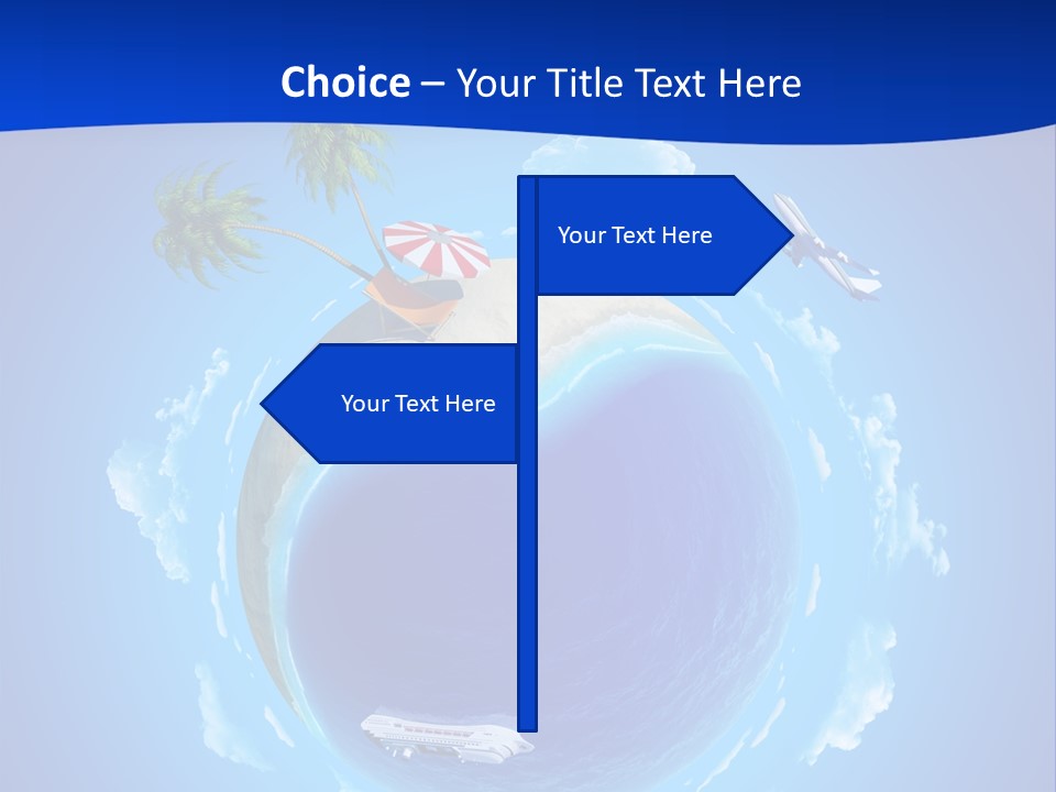 Liner City Landscape PowerPoint Template