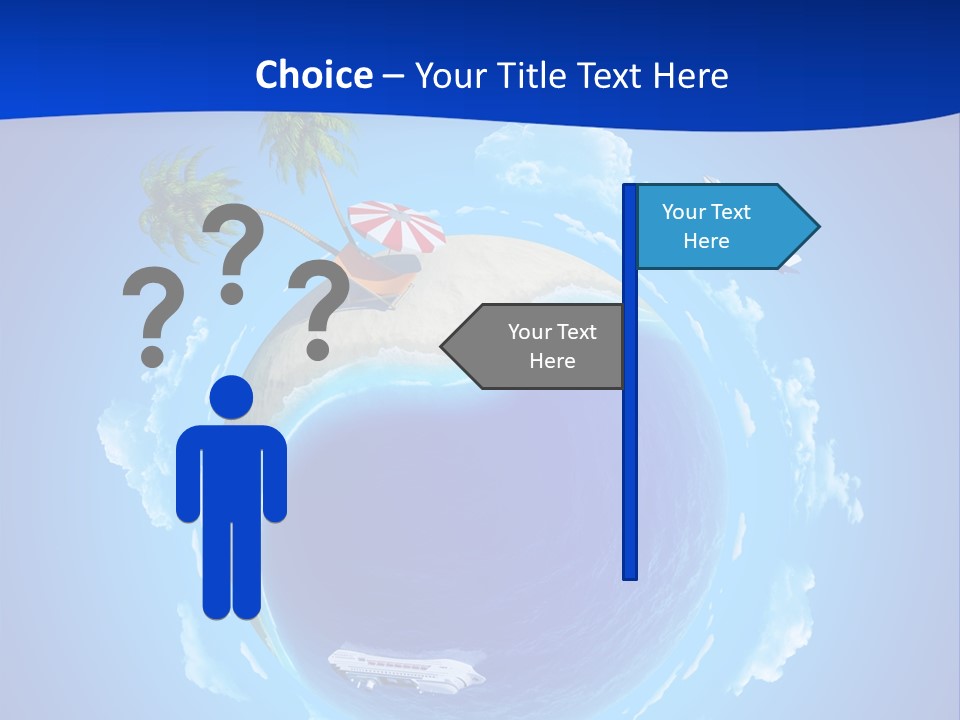 Liner City Landscape PowerPoint Template