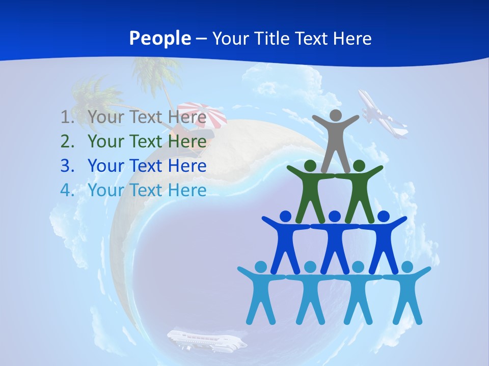 Liner City Landscape PowerPoint Template