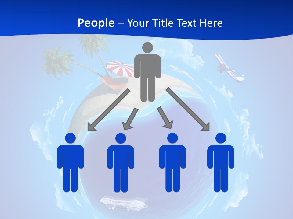 Liner City Landscape PowerPoint Template