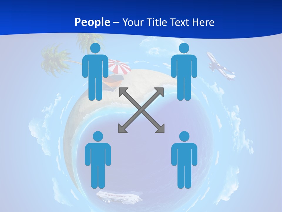 Liner City Landscape PowerPoint Template