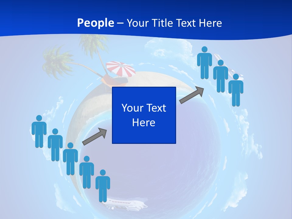 Liner City Landscape PowerPoint Template