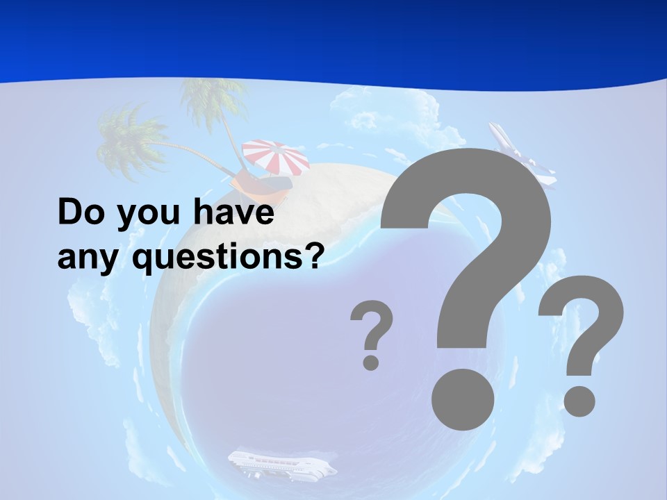 Liner City Landscape PowerPoint Template