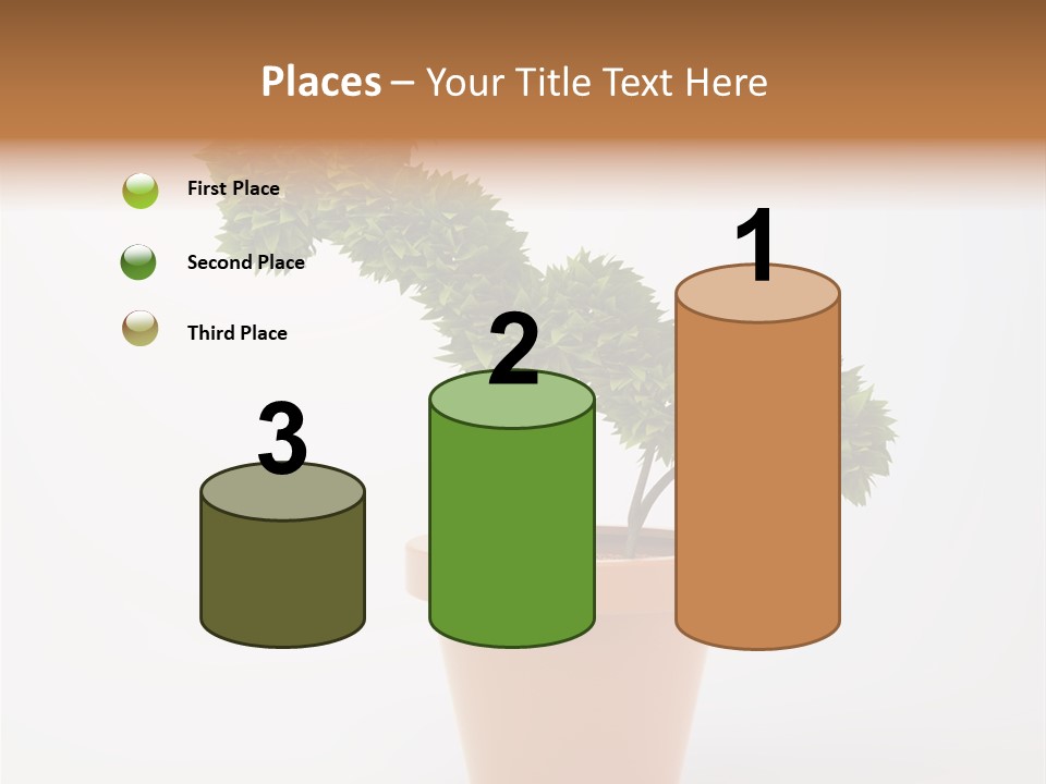 Sign White Market PowerPoint Template