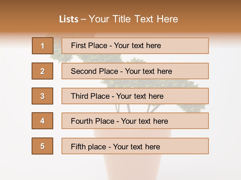 Sign White Market PowerPoint Template