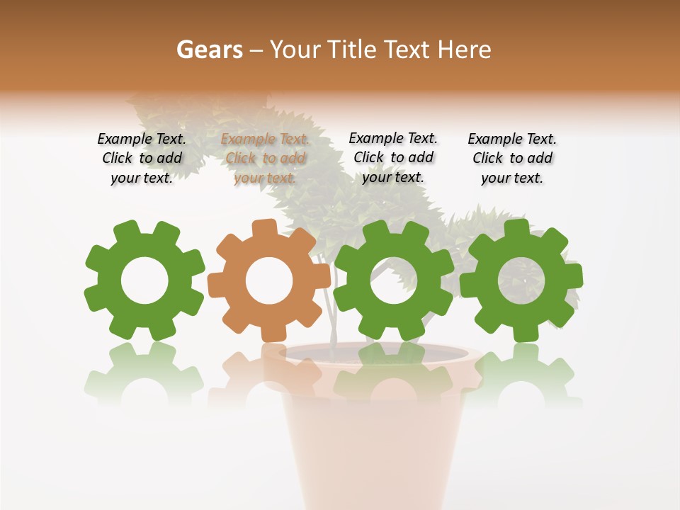 Sign White Market PowerPoint Template