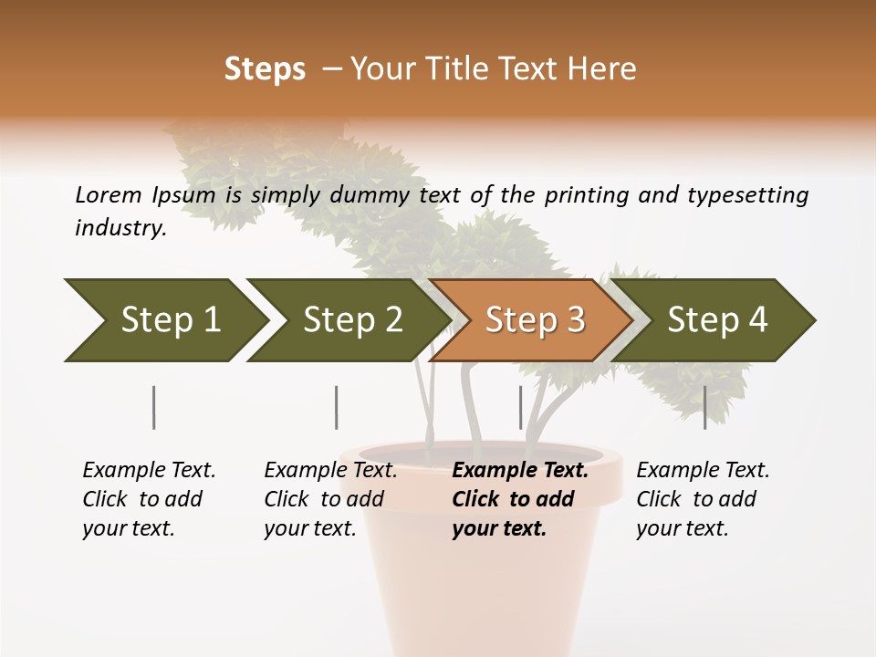 Sign White Market PowerPoint Template