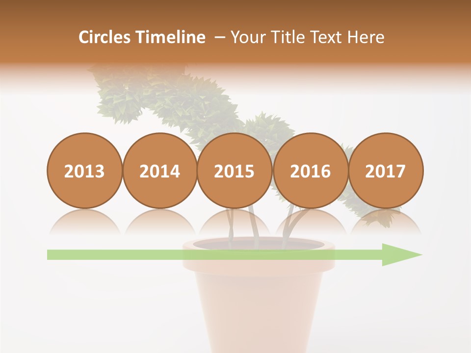 Sign White Market PowerPoint Template