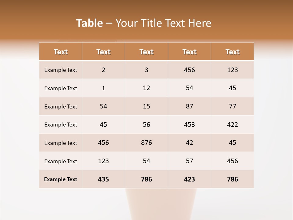Sign White Market PowerPoint Template