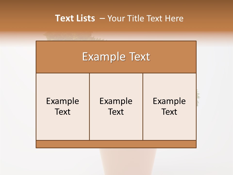 Sign White Market PowerPoint Template