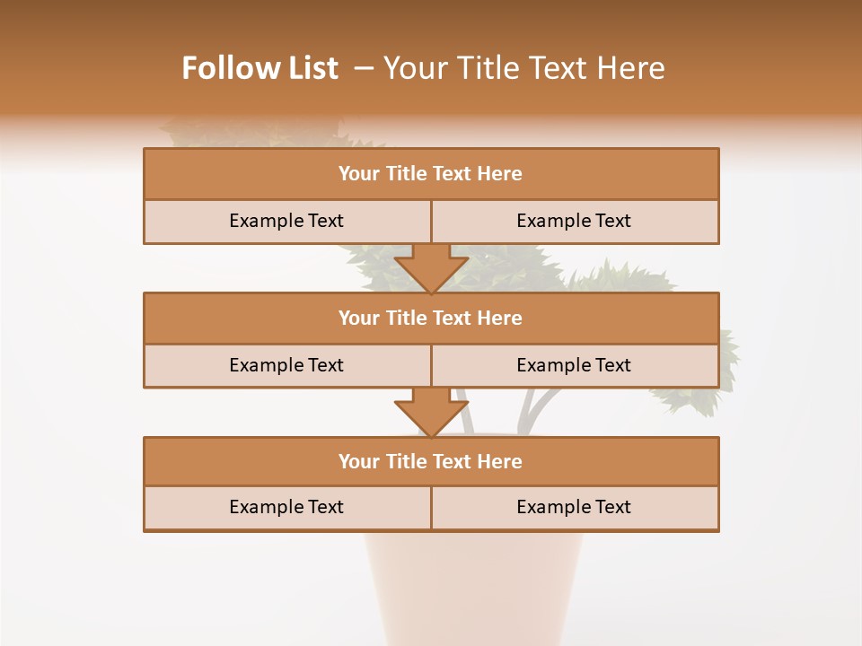 Sign White Market PowerPoint Template