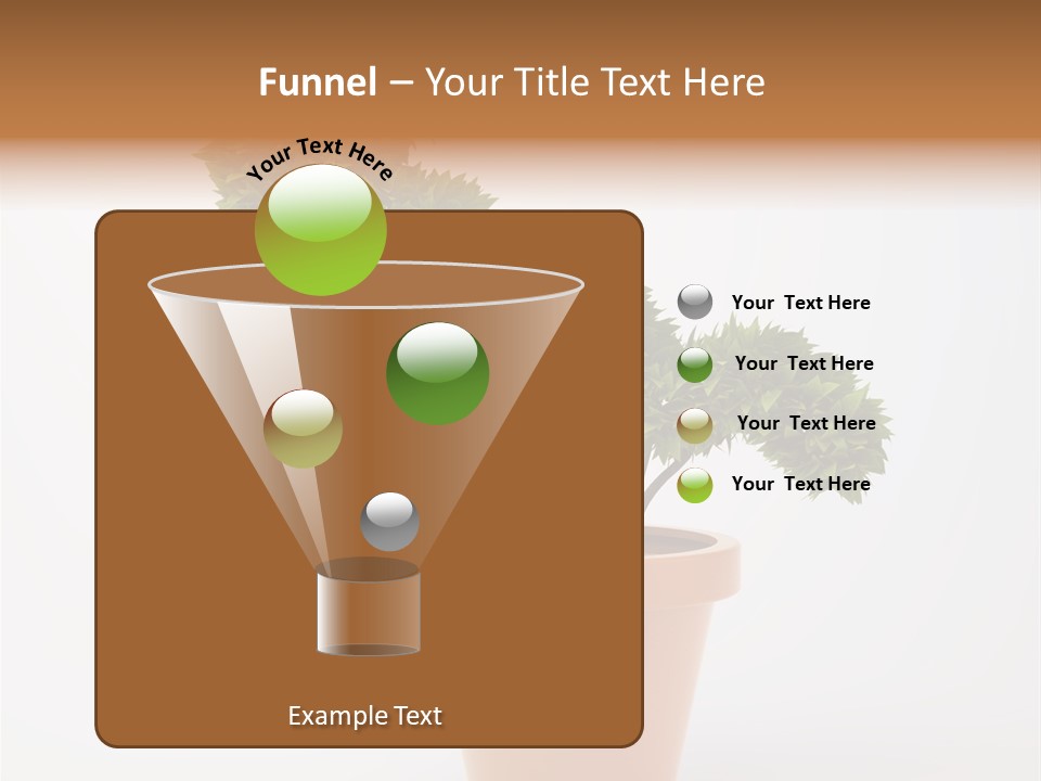 Sign White Market PowerPoint Template