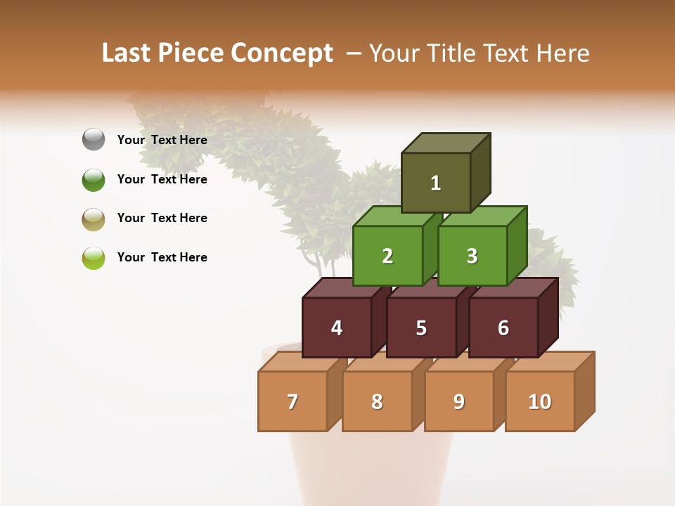 Sign White Market PowerPoint Template