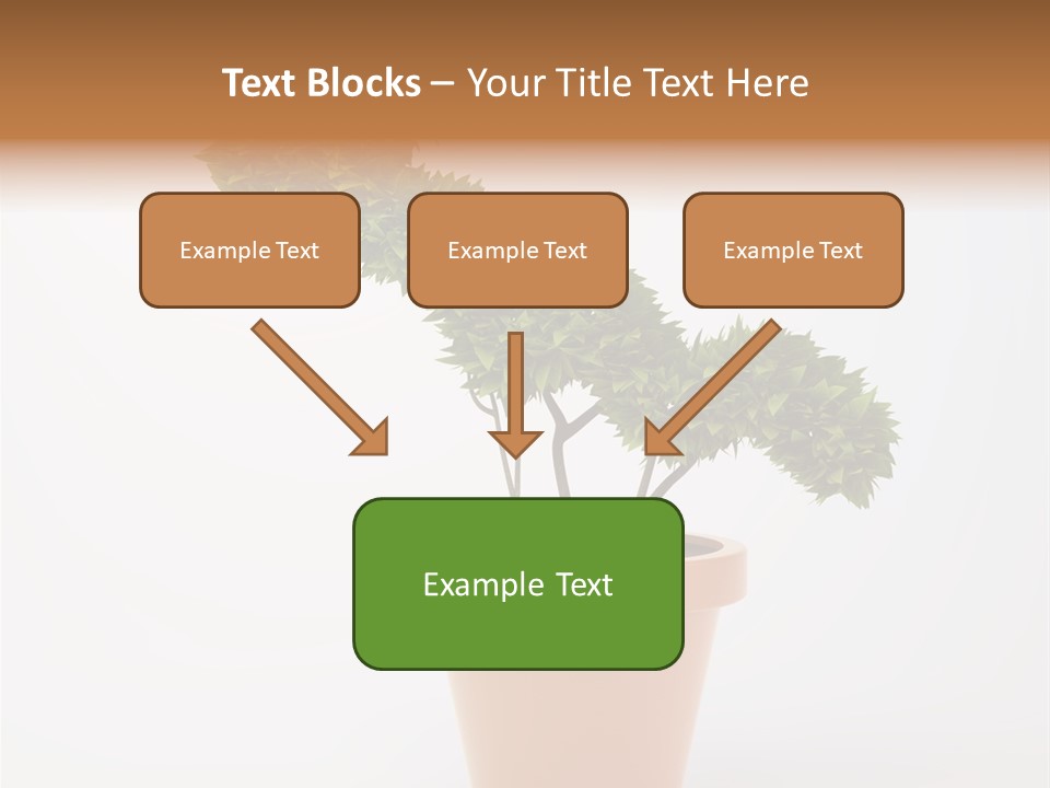 Sign White Market PowerPoint Template