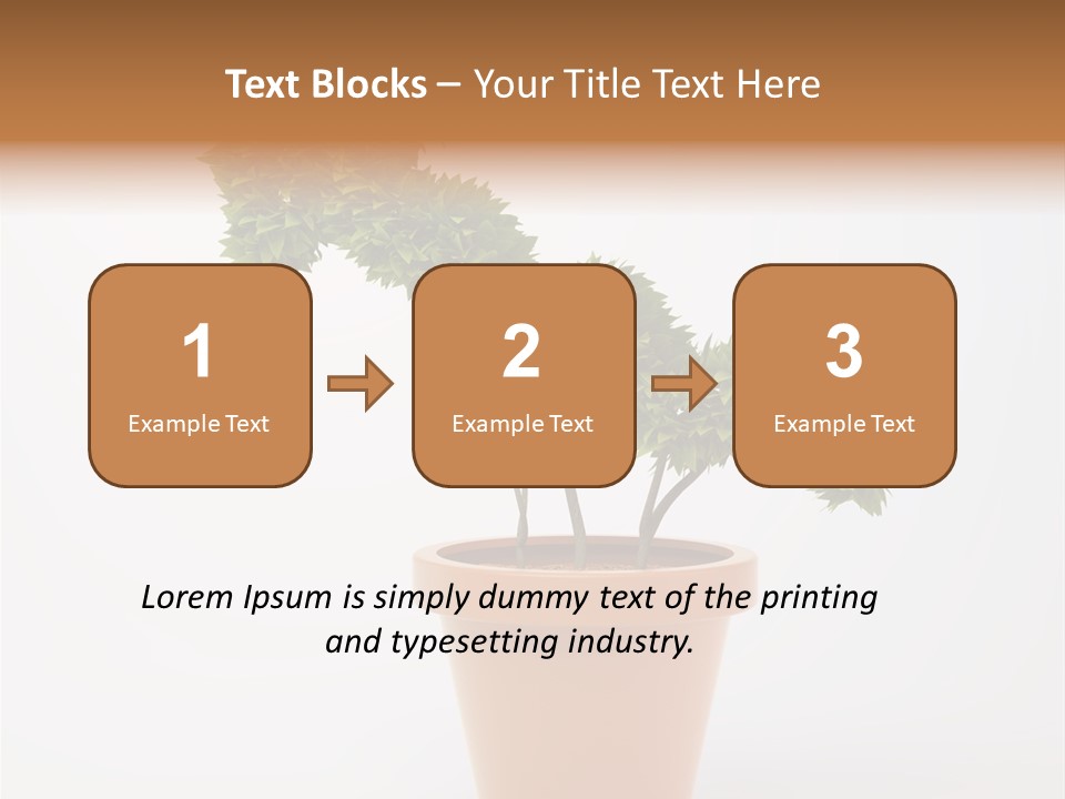 Sign White Market PowerPoint Template