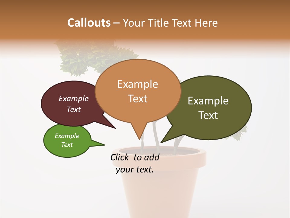 Sign White Market PowerPoint Template