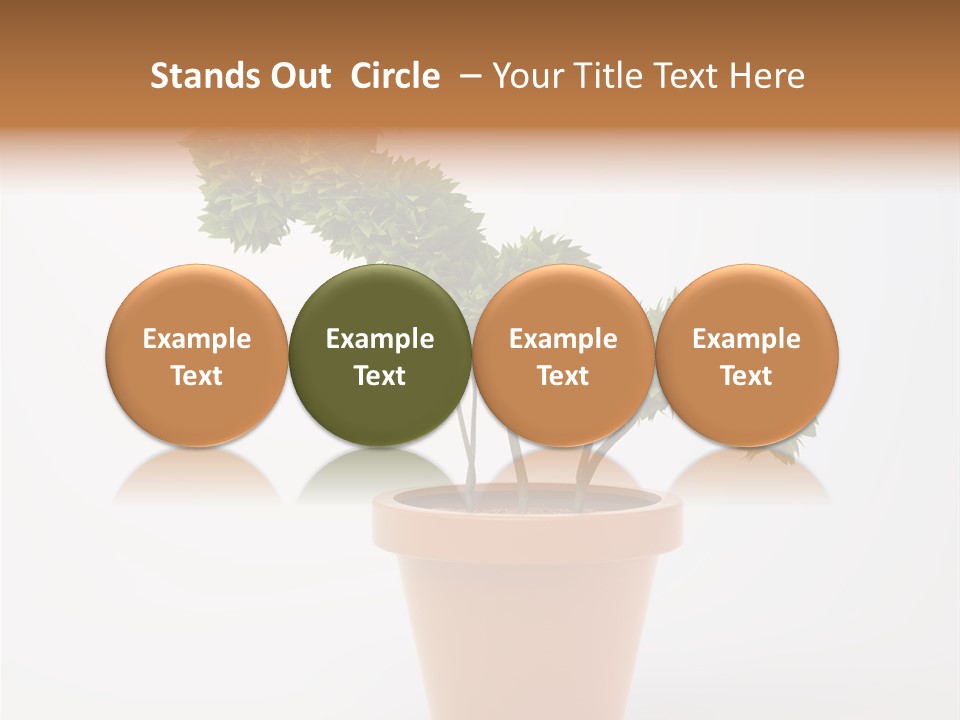 Sign White Market PowerPoint Template