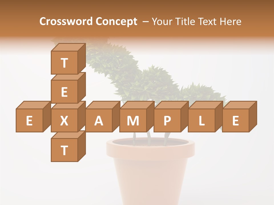 Sign White Market PowerPoint Template