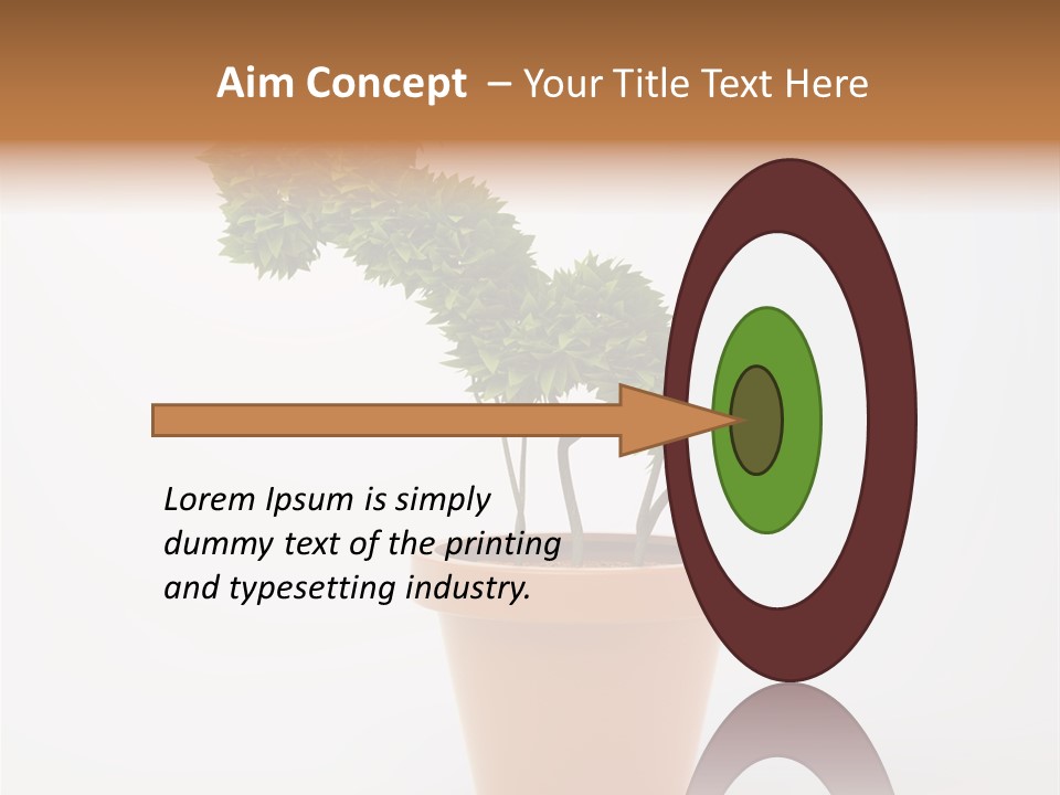 Sign White Market PowerPoint Template