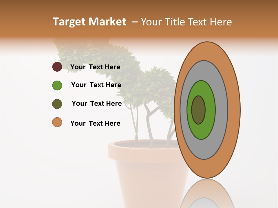 Sign White Market PowerPoint Template