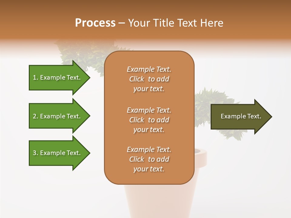 Sign White Market PowerPoint Template