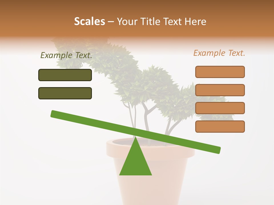 Sign White Market PowerPoint Template