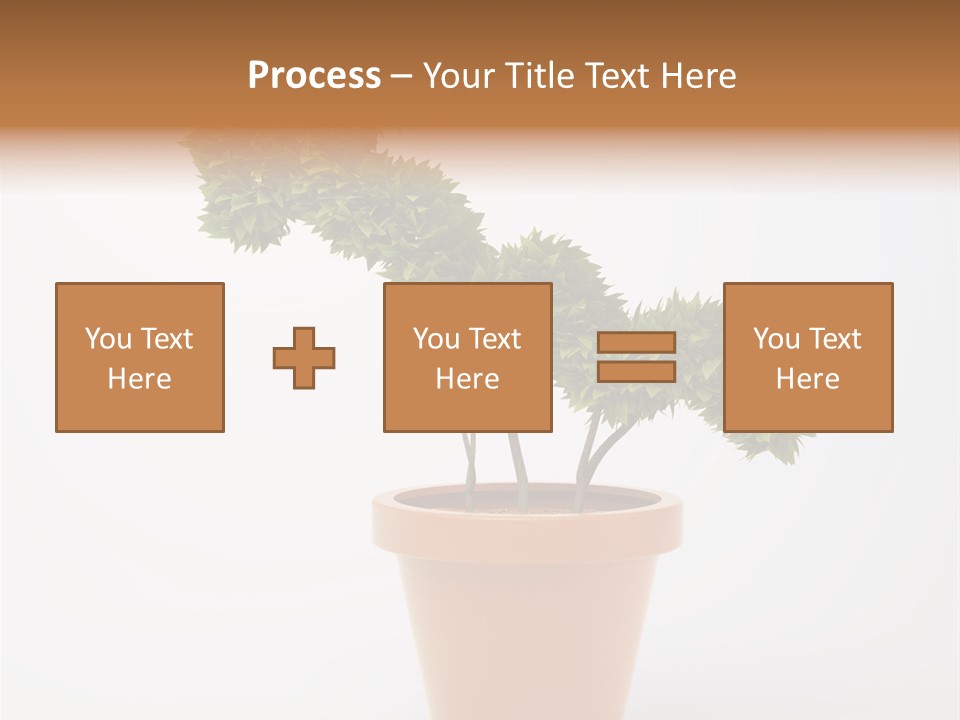 Sign White Market PowerPoint Template